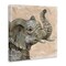Stupell Industries Boho Patterned Elephant Canvas Wall Art Design by Sara G. Designs